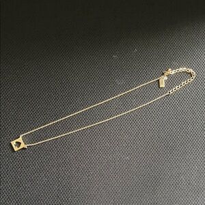 Kate spade gold spade necklace